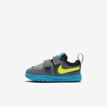 Nike Pico 5 - Babe Utcai Cipő - Szürke/Kék/Piros/Citrom